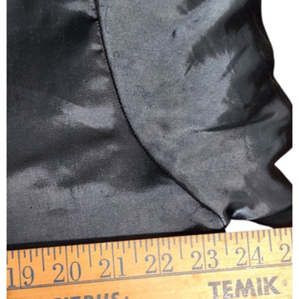 Vintage Rennoc‎ Men's Size Medium Black Nylon Varsity Jacket - Picture 5 of 7